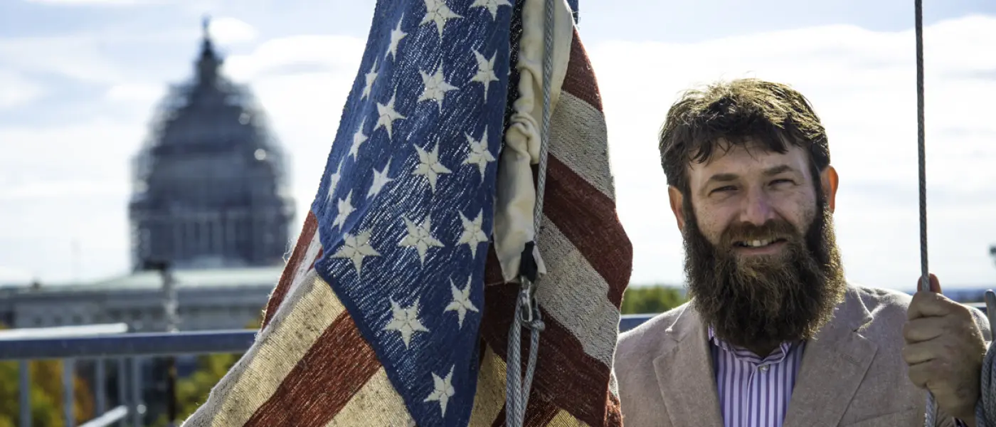 Mike Lewis - Hemp Flag