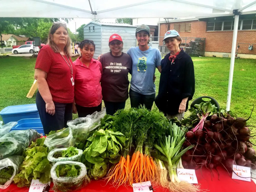 Farm Stand Launch at Cunningham Elementary.