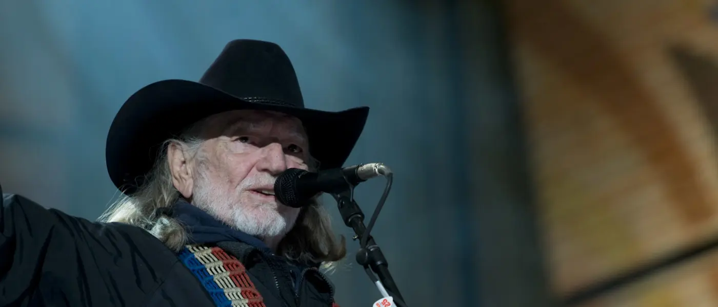 Willie Nelson at Farm Aid 25 in 2010