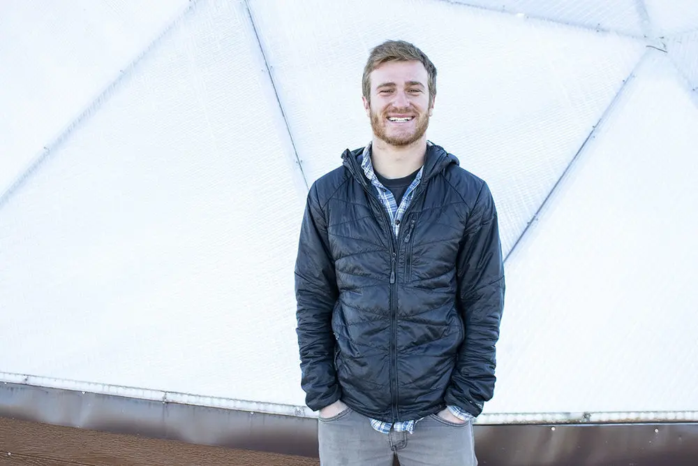 Aaron Mandell at the Keya Wakpala Garden