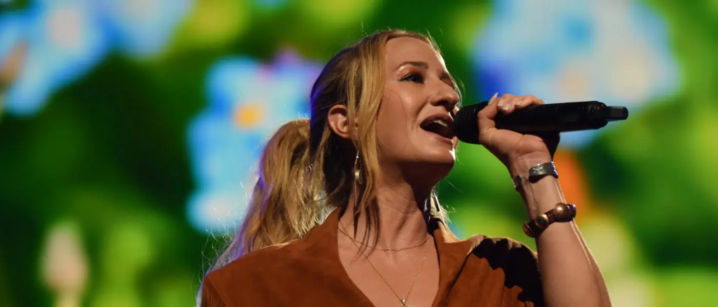 Margo Price performing at Farm Aid 2021. Photo © Brian Bruner / Bruner Photo