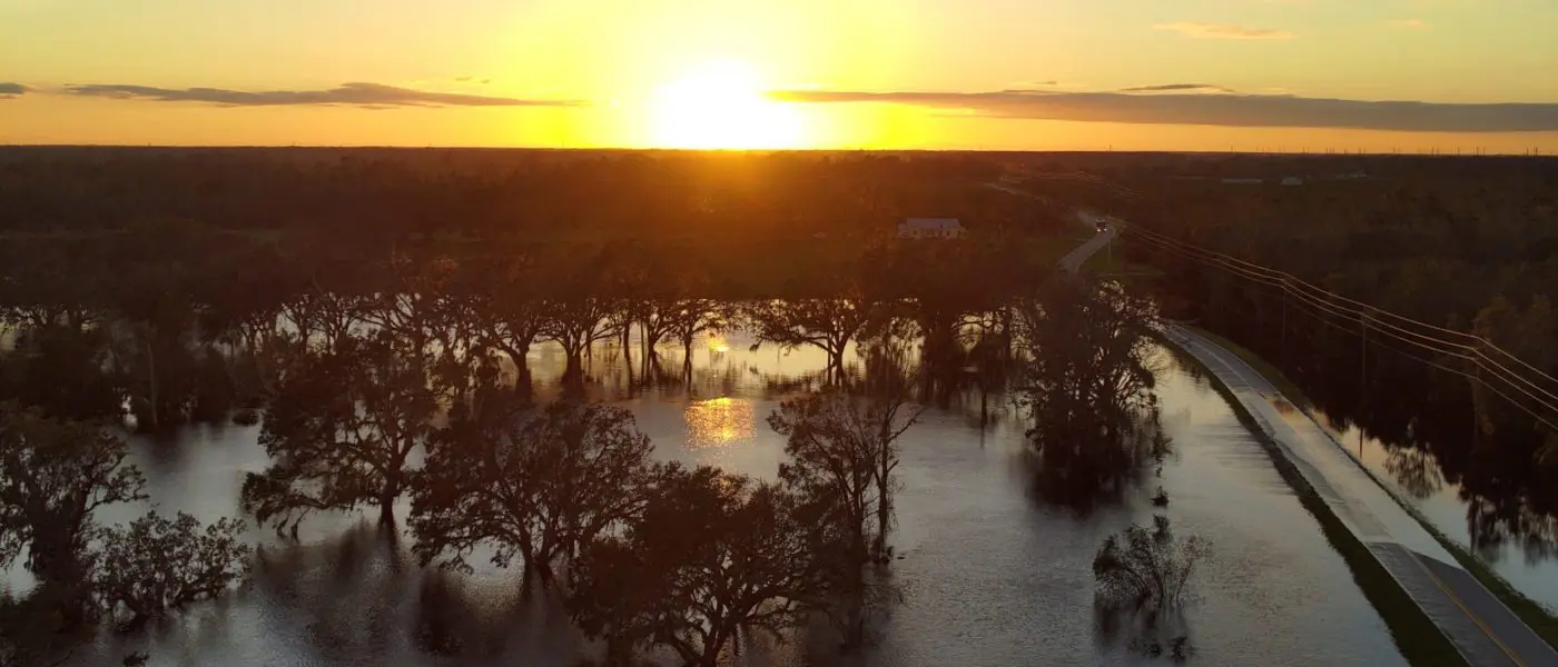 Flooding damage in Florida after Hurricane Ian