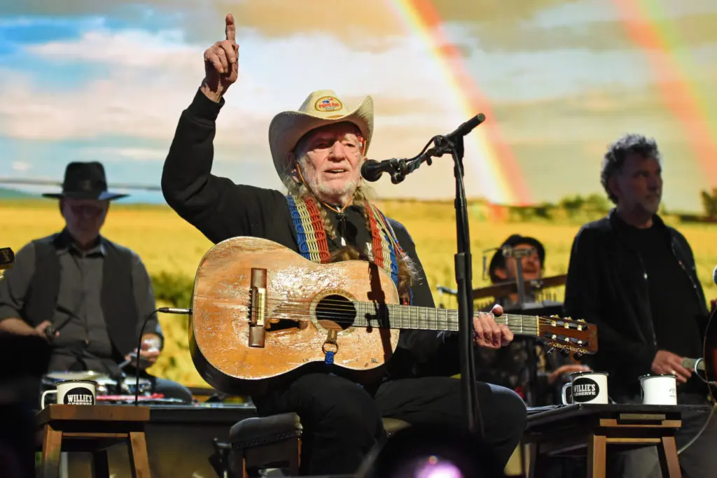 Willie Nelson performing at Farm Aid 2021. Photo © Brian Bruner / Bruner Photo