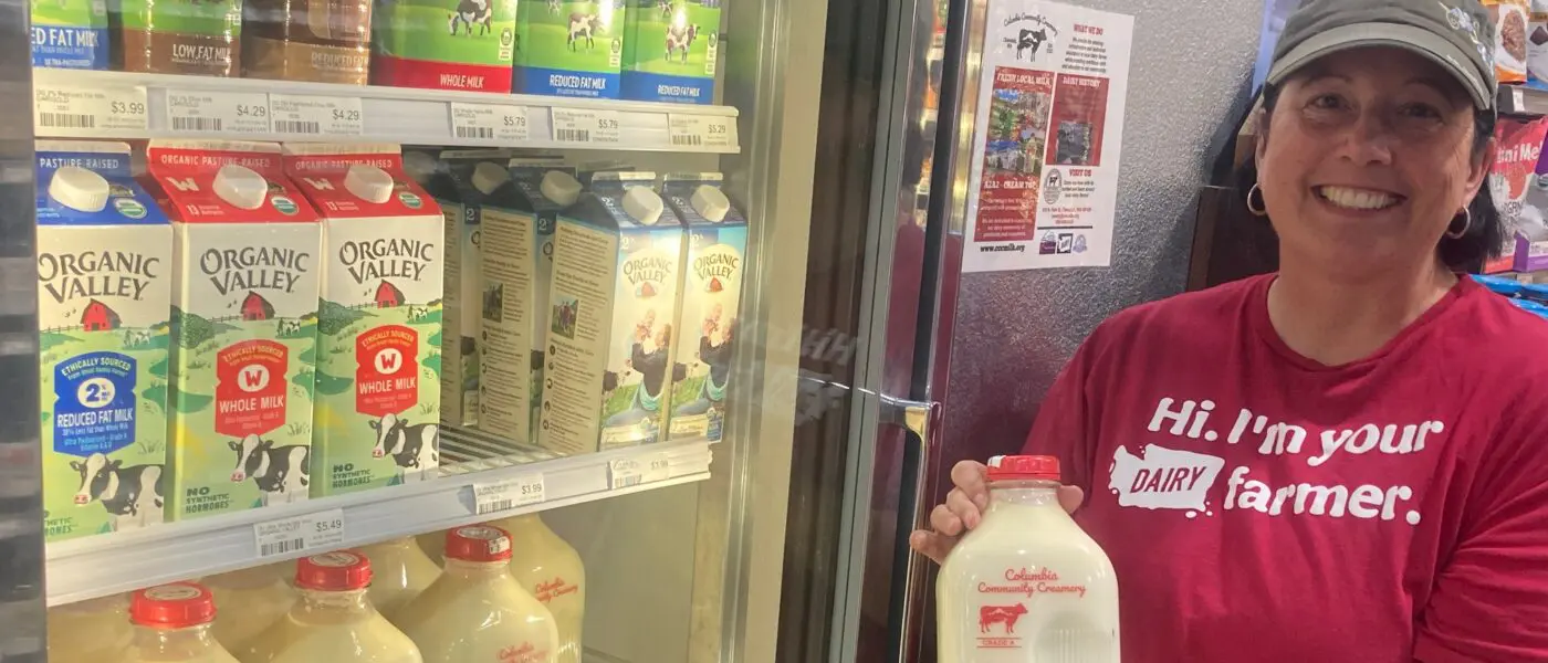 Virginia and her milk