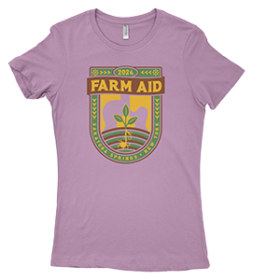 Farm Aid 2024 badge shirt