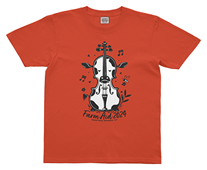 Farm Aid 2024 cow fiddle shirt