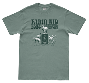 Farm Aid 2024 goat shirt