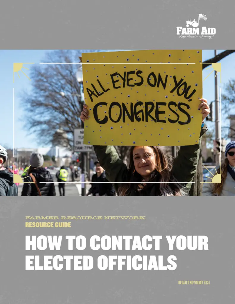 How to Contact Your Elected Officials Farmer Resource Guide