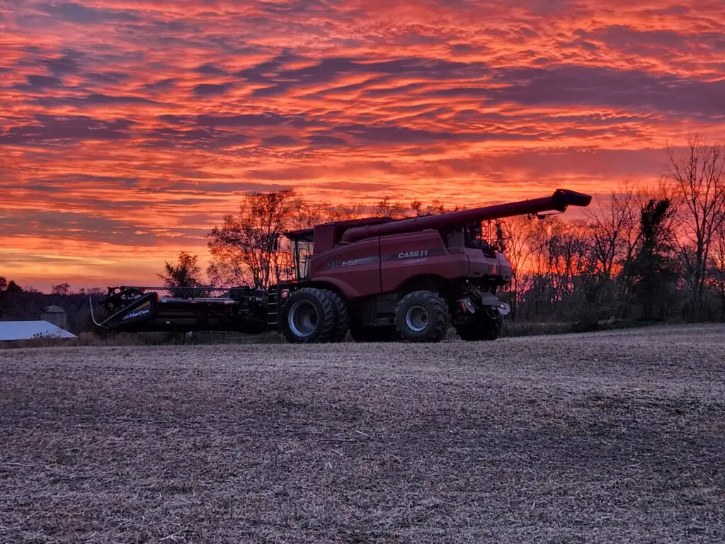 combine sunset
