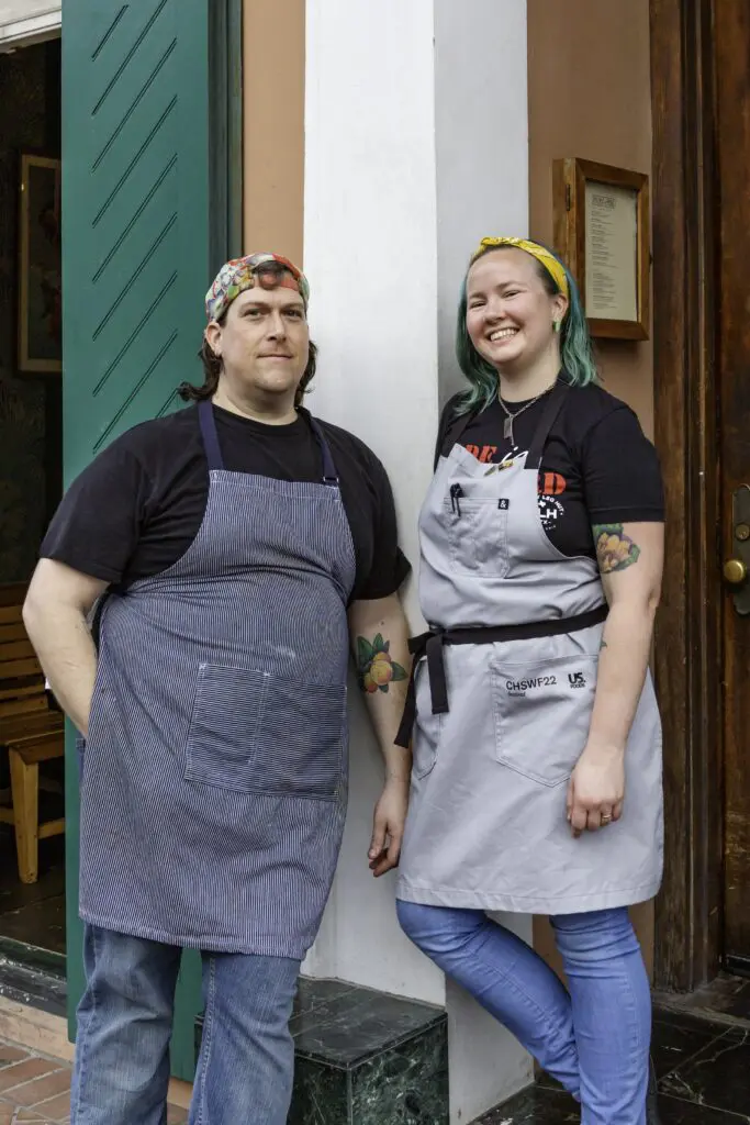 Chefs Amarys Koenig-Herndon and Jordan Herndon