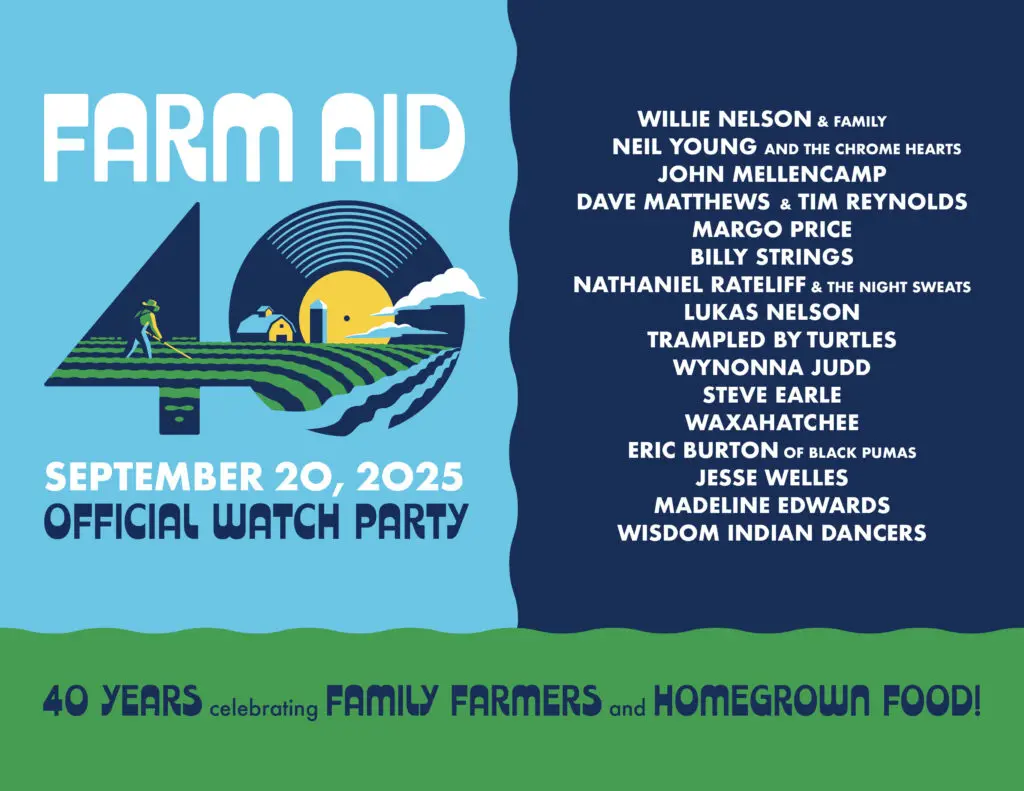 Farm Aid 40 Official Watch Party