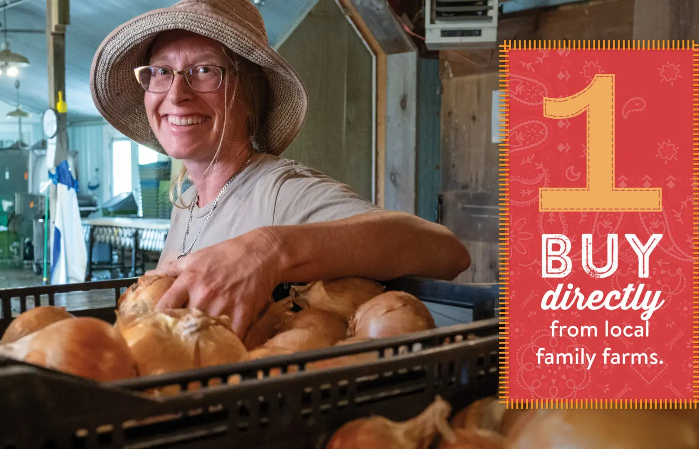 1. Buy directly from local farms