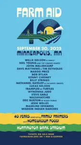 Farm Aid 40 Lineup