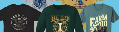 Farm Aid 40 Merch Shirts