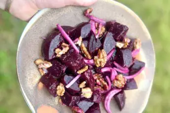 HOMEGROWN Beet Walnut Salad
