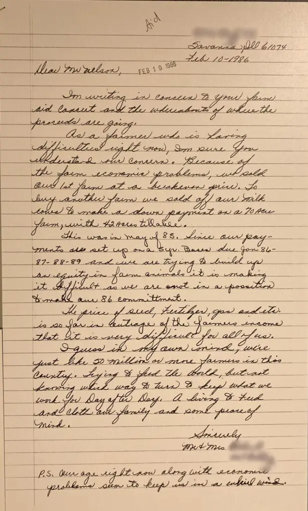 letter to Willie Nelson