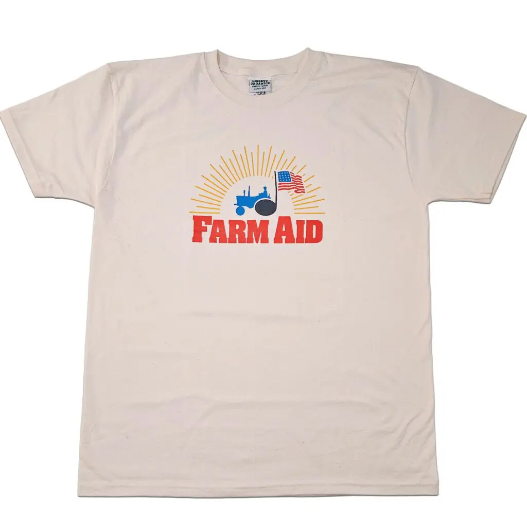 FARM AID logo shirt