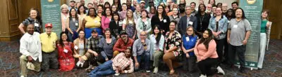 DBAN group photo of people a conference
