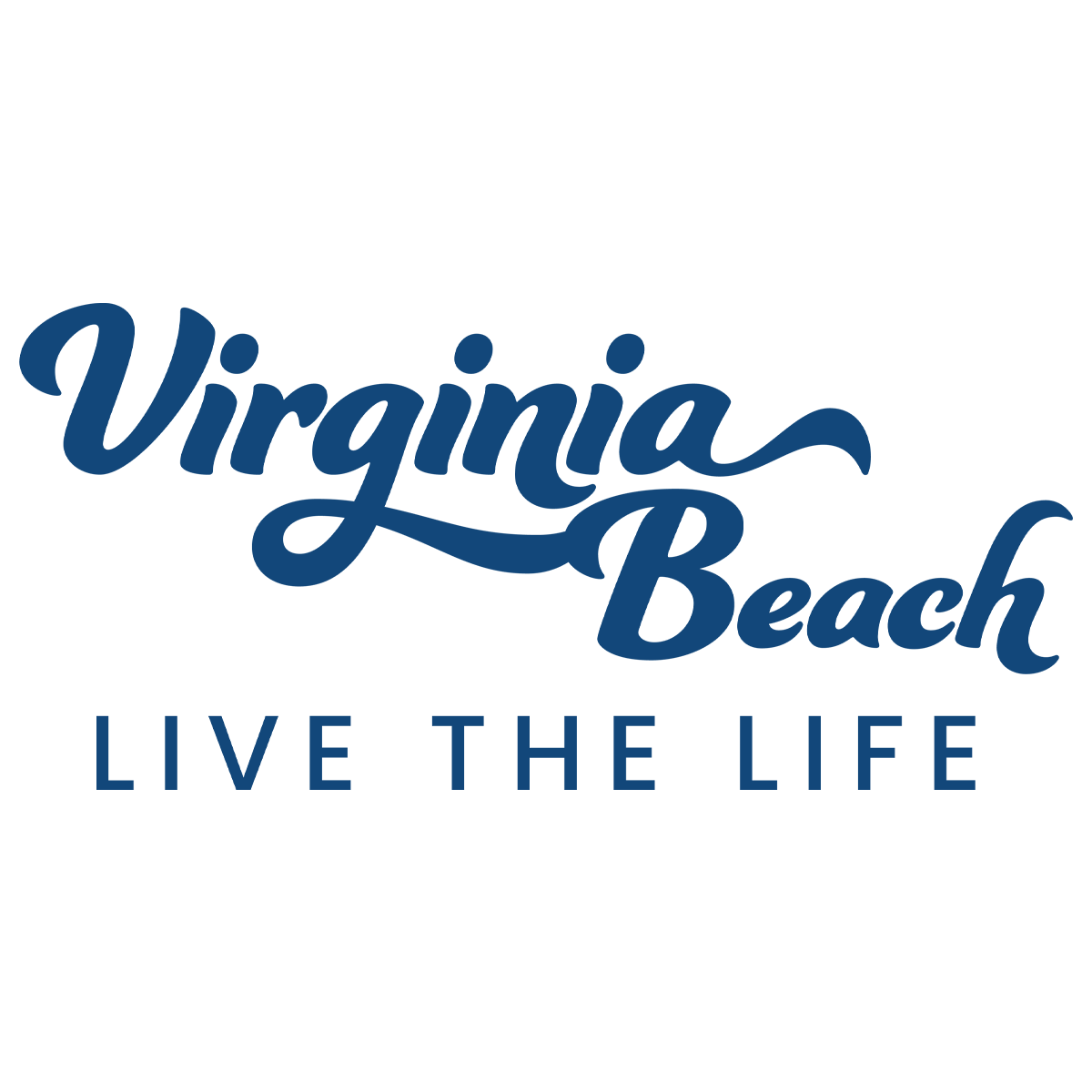 Virginia Beach - Live the Life logo