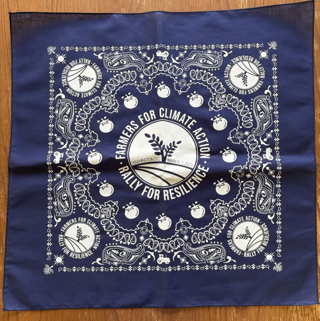 farmers for climate action bandana