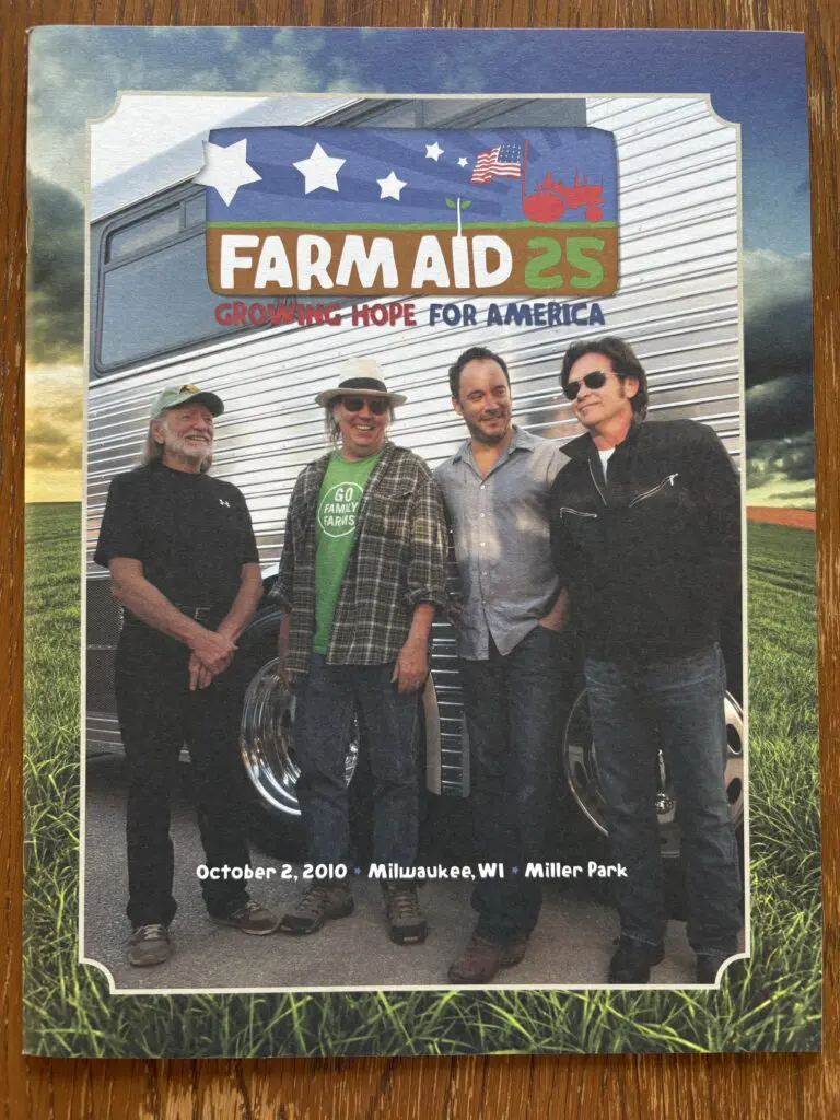 Farm Aid 25 Program Book