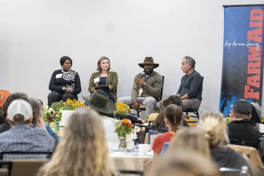 Four panelist speaking