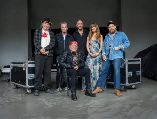 Farm Aid board artists at Farm Aid 2026. Neil Young, John Mellencamp, Dave Matthews, Margo Price, Nathaniel Rateliff and Willie Nelson