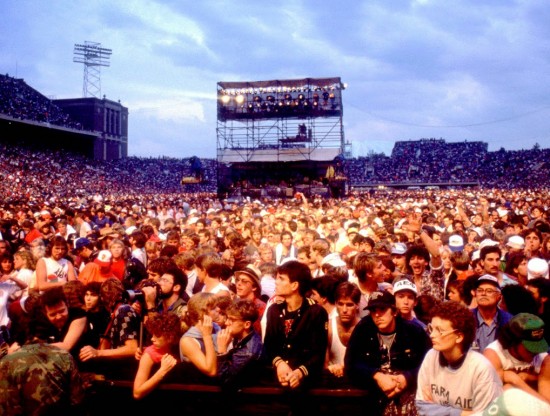 Farm Aid 1985 crowd shot