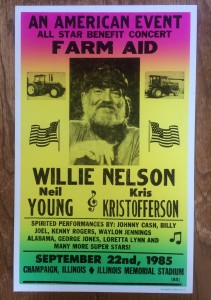 Farm Aid 1985 print