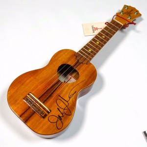 jack johnson signed ukulele