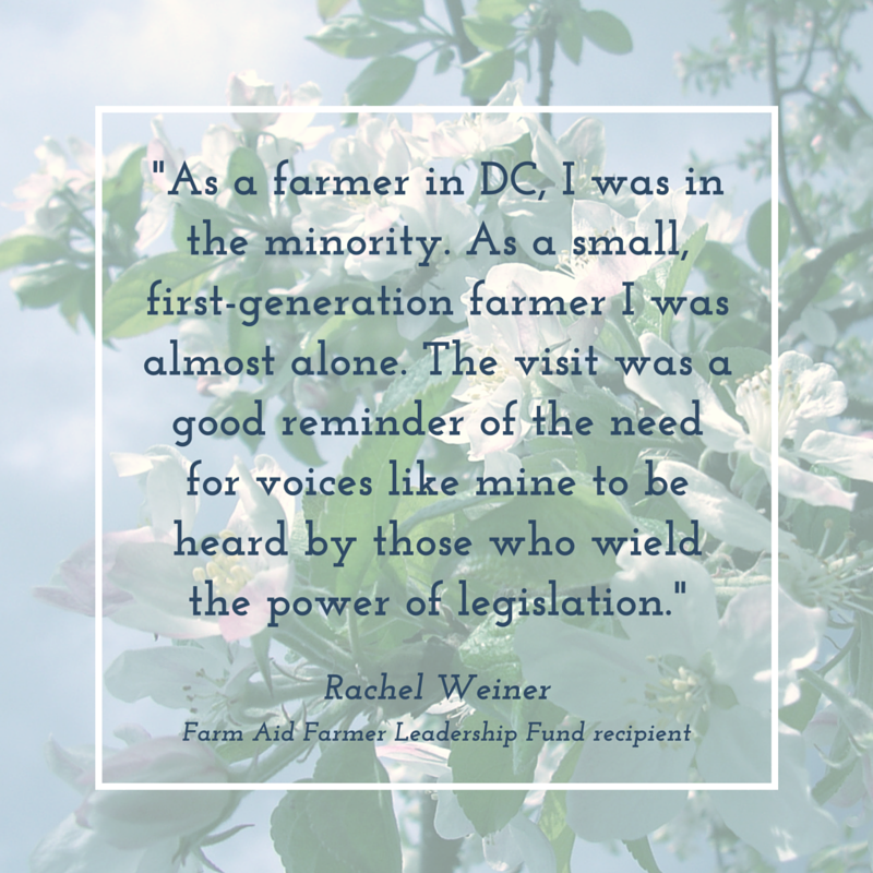 farmer leadership fund quote by rachel weiner