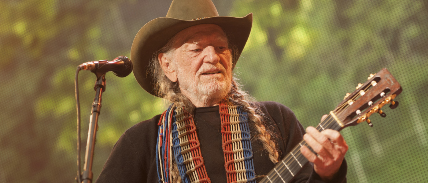 Willie Nelson at Farm Aid in 2013