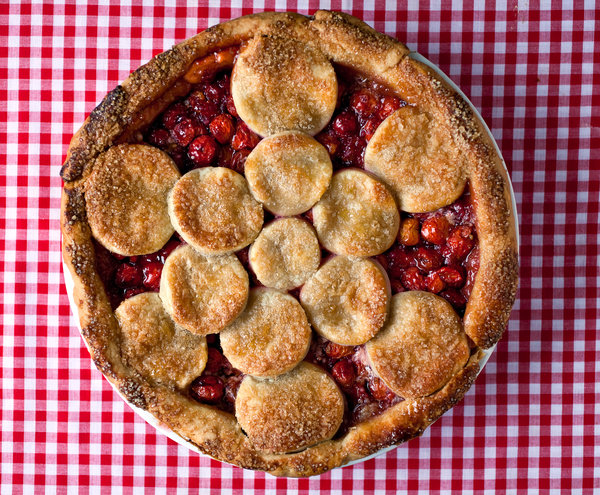 Twice Baked Sour Cherry Pie