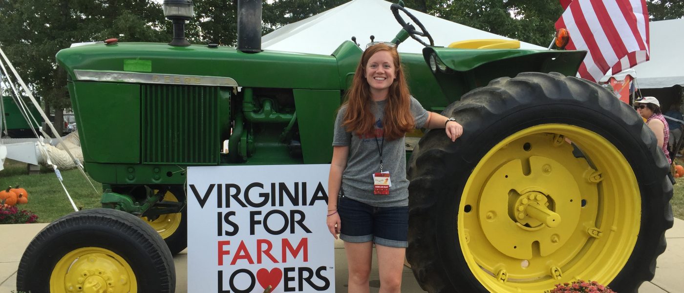 Program Manager Laura Brookshire at the 2016 Farm Aid Concert in Bristow, Virginia