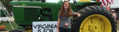 Program Manager Laura Brookshire at the 2016 Farm Aid Concert in Bristow, Virginia