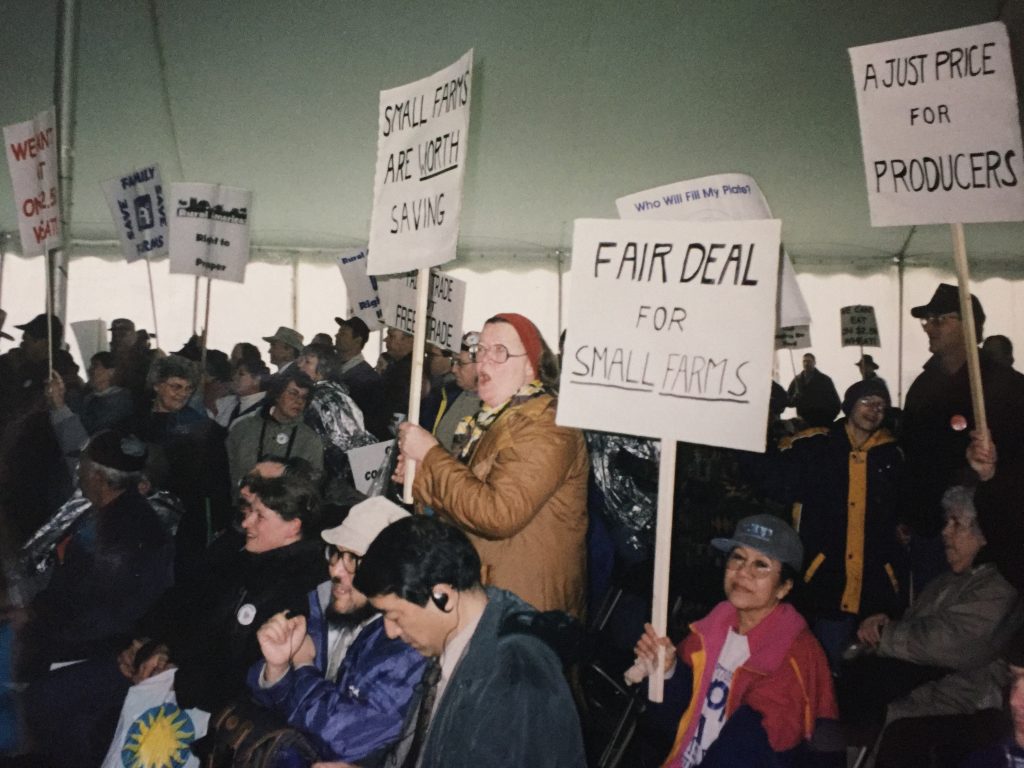 Farmer rally in 2000