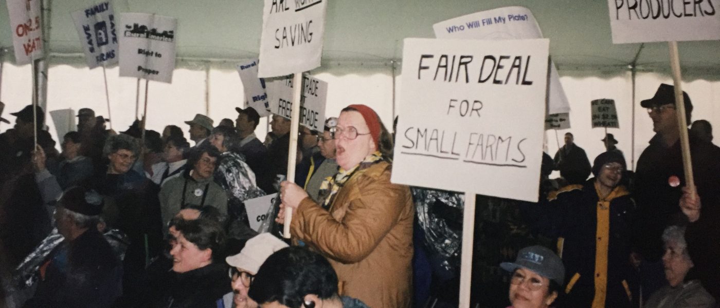 Farmer rally in 2000