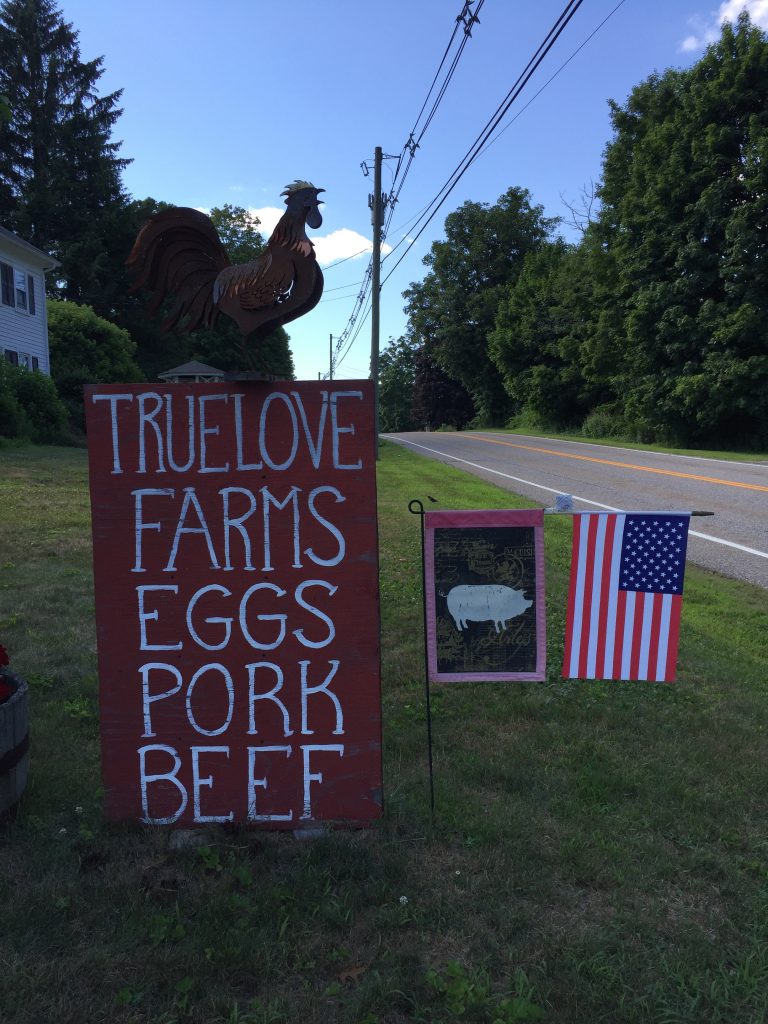 True Love Farms sign