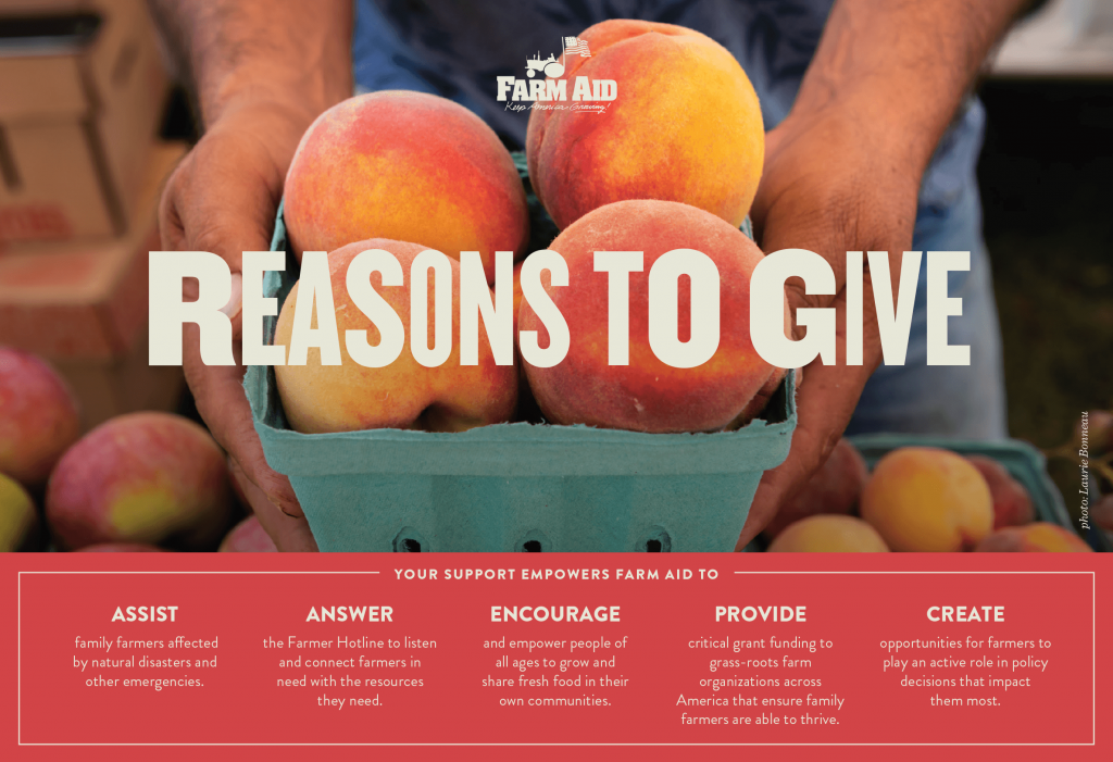 Reasons to Give to Farm Aid