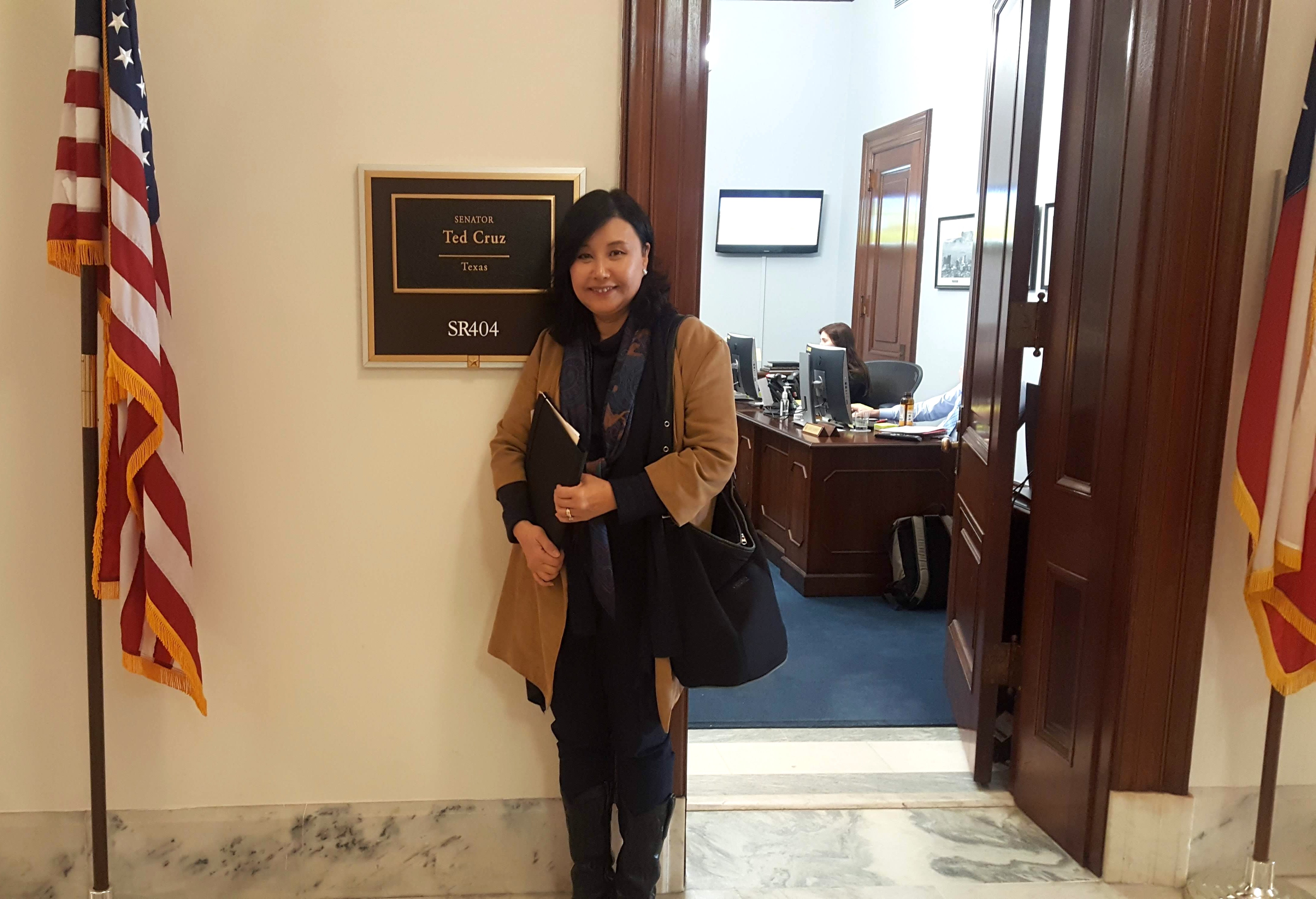 Lois Kim at the Capitol