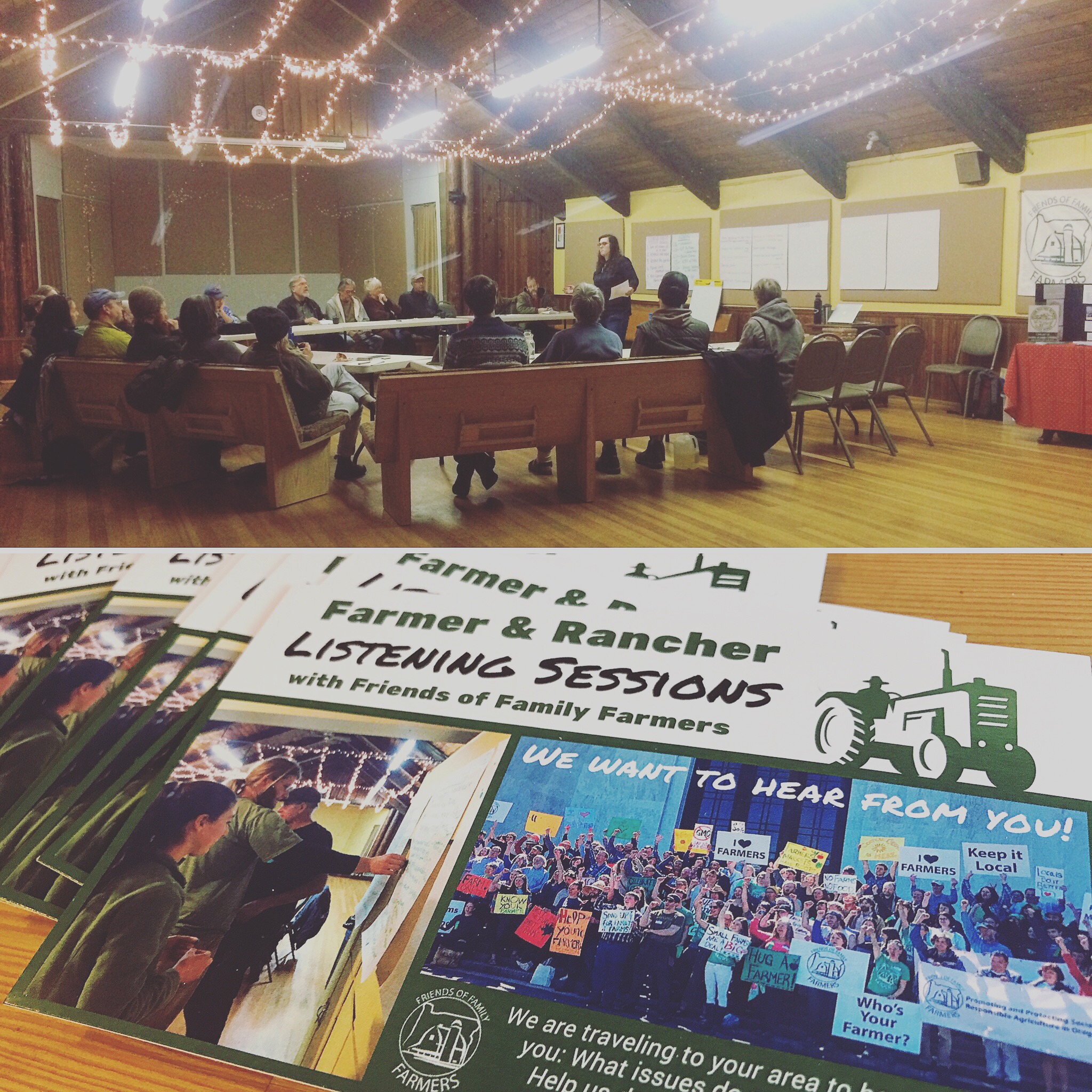 Friends of Family Farmers photo of listening session