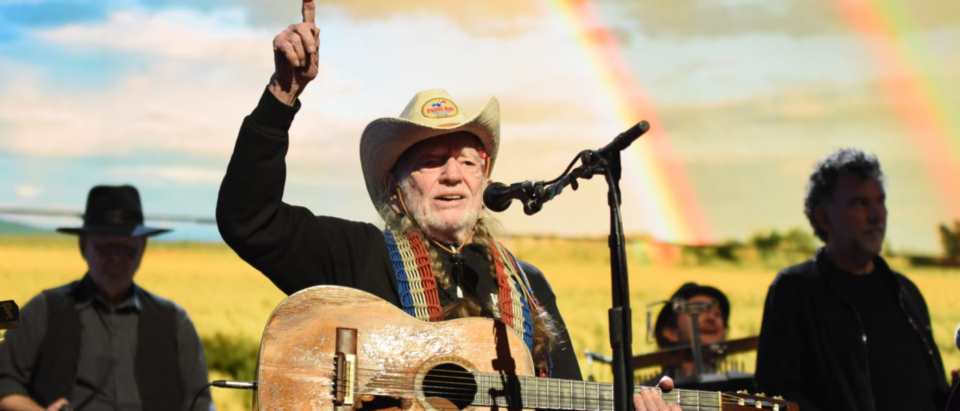Willie Nelson performing at Farm Aid 2021. Photo © Brian Bruner / Bruner Photo
