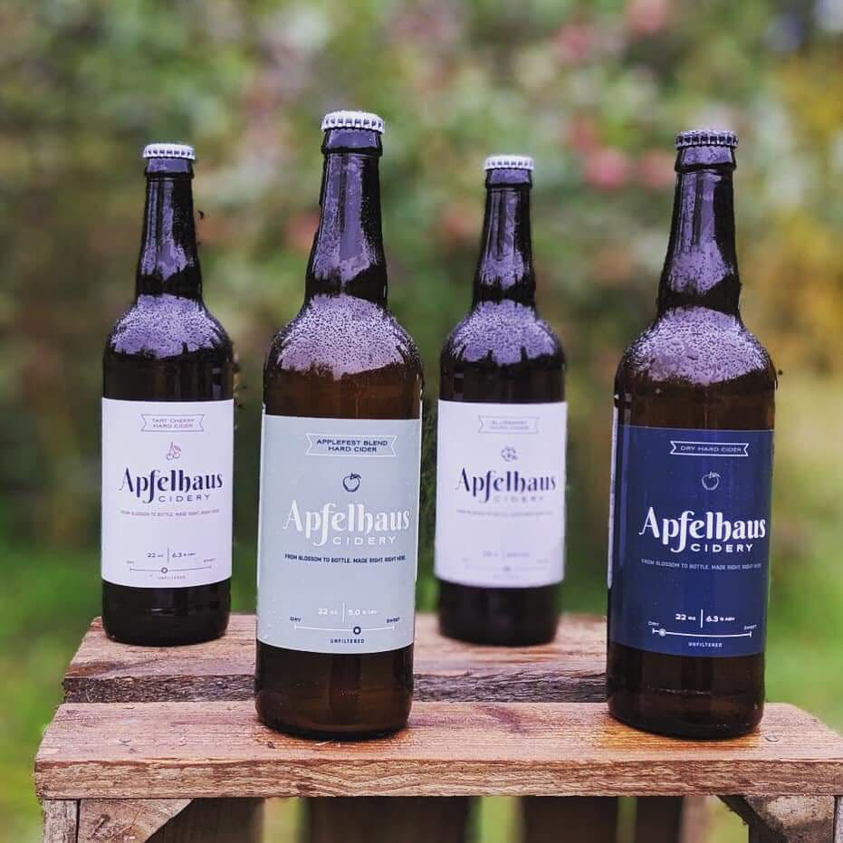 Photo of Aplfelhaus handcrafted cider bottles