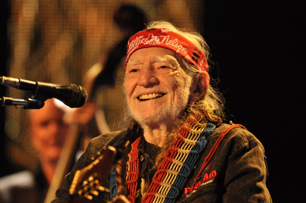 Willie Nelson performs at Farm Aid 2022.