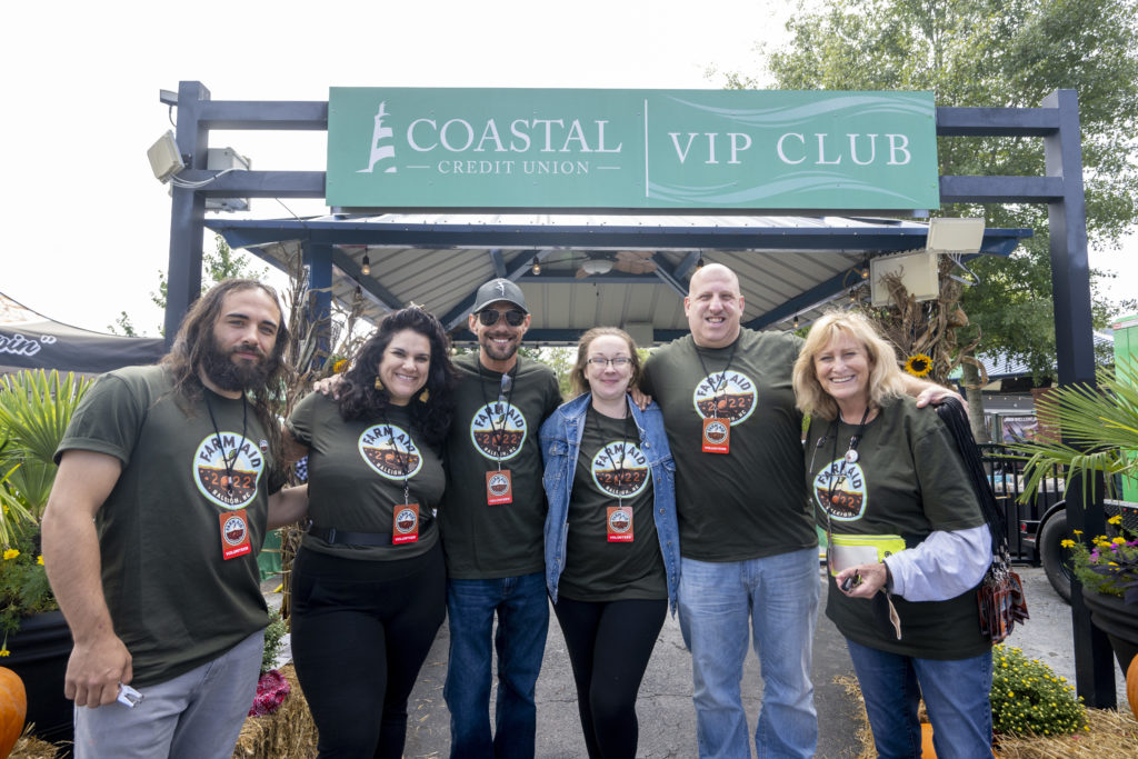 Volunteers at Farm Aid 2022