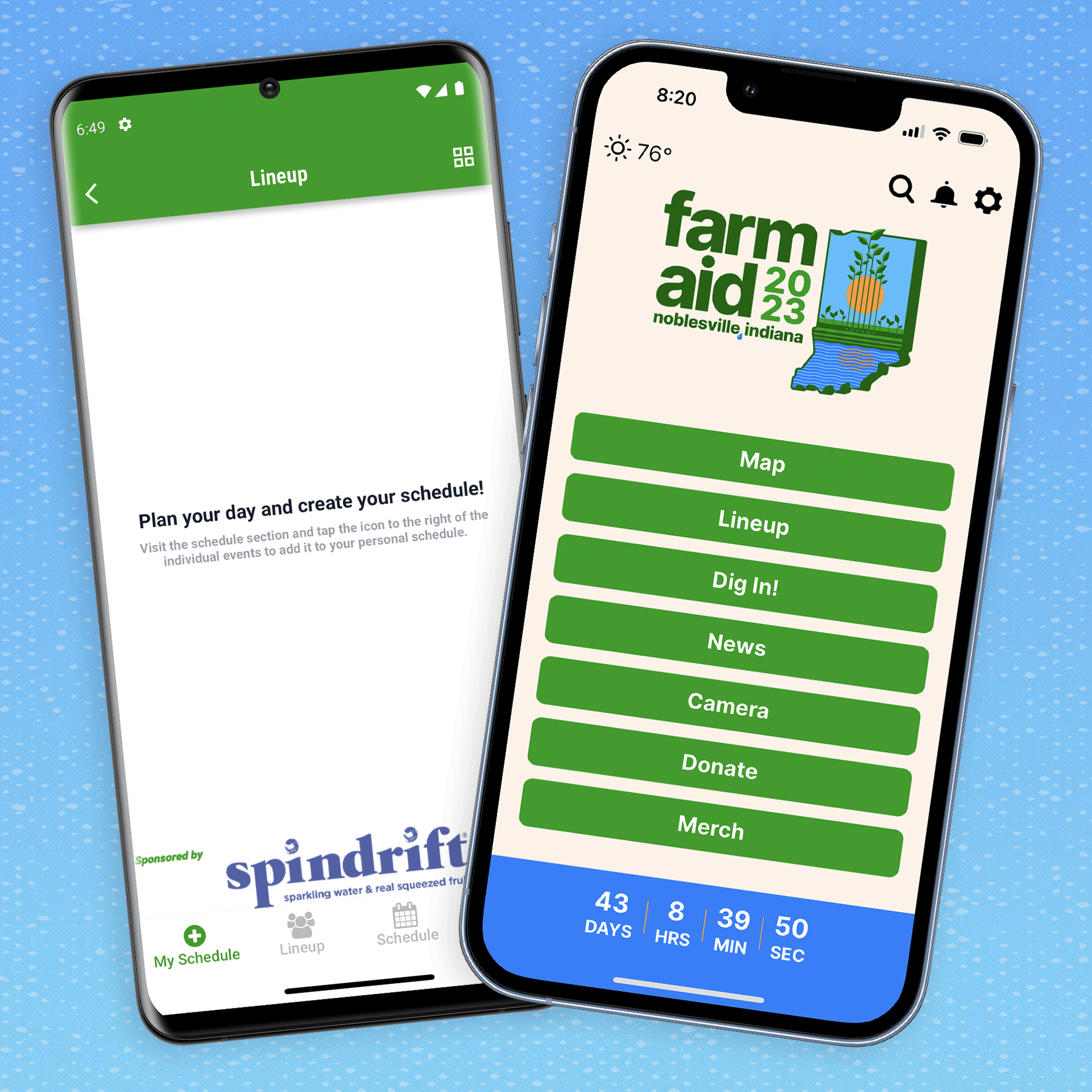 The Farm Aid App for iPhone & Android