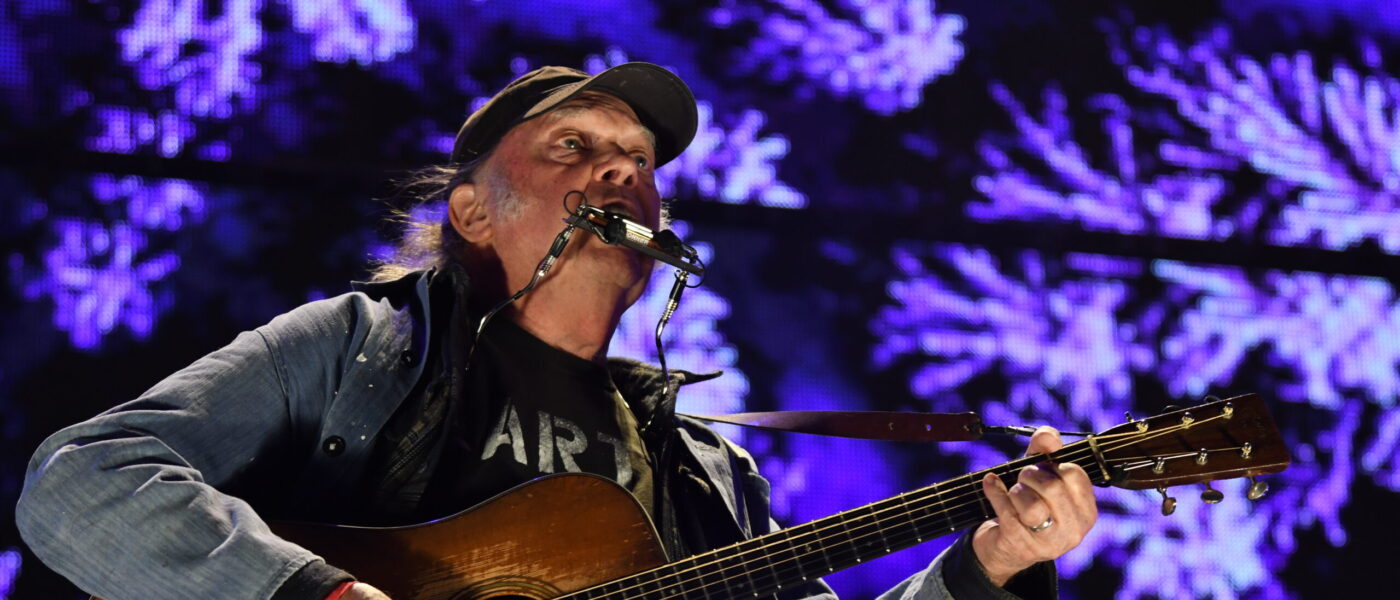 Neil Young at Farm Aid 2023. Photo © Sharon Carone