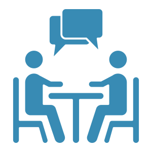 icon of two people talking