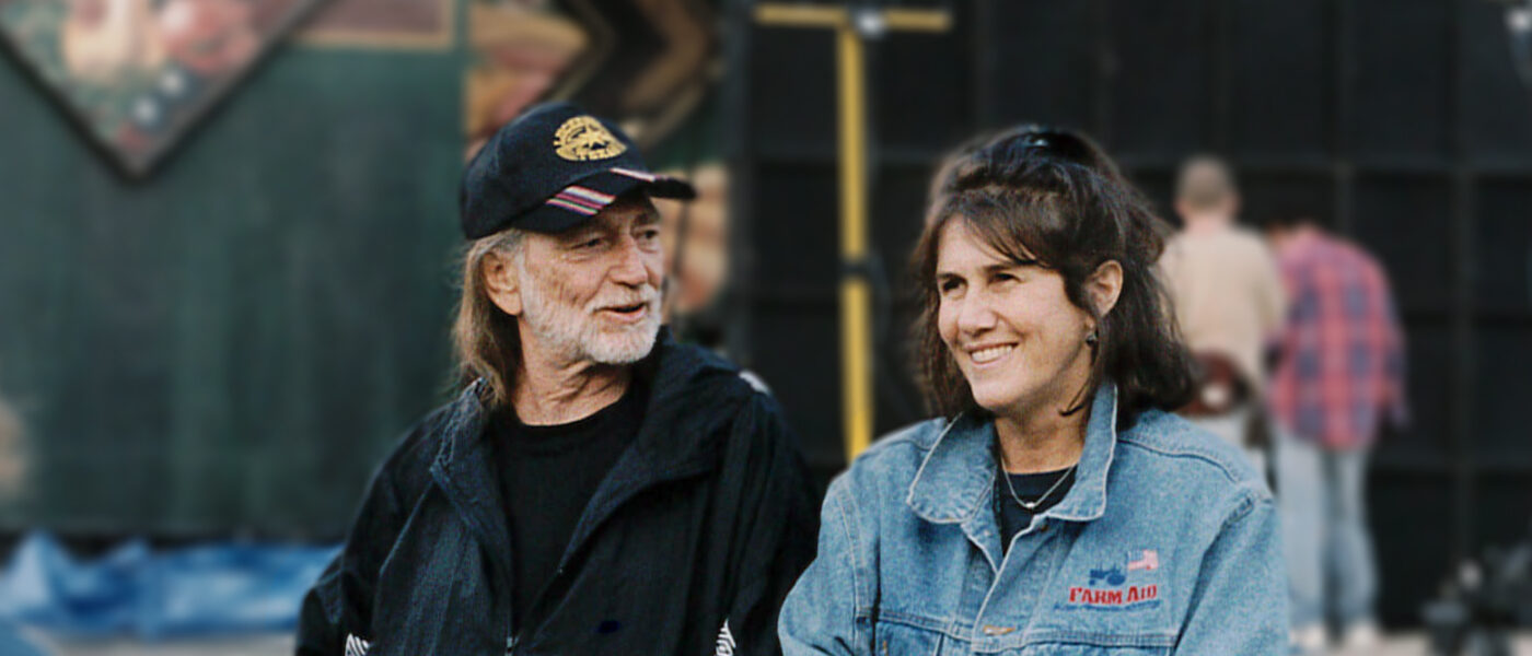 Willie Nelson with Carolyn Mugar