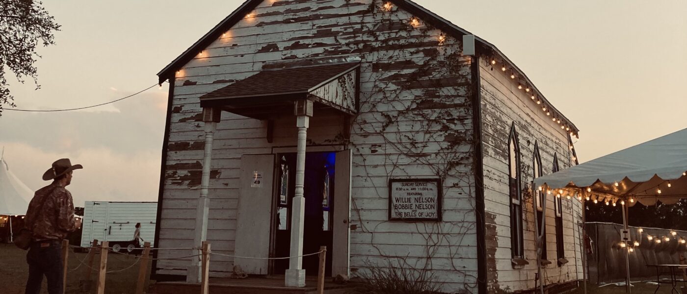 The chapel at Luck Ranch